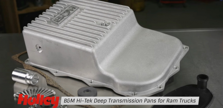 HI-TEK DEEP TRANSMISSION PANS FOR RAM TRUCKS FROM B&M