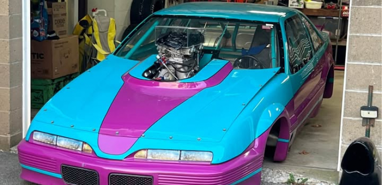 1995 PONTIAC GRAND PRIX S/C T/S BRACKET CAR – 588 BBC, POWERGLIDE, DANA 60, FRESH ZERO-PASS DRIVETRAIN