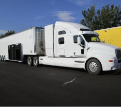 1998 KW T-2000 + GOLD RUSH 3-CAR TRANSPORTER WITH LIVING QUARTERS — TURNKEY HAULER PACKAGE