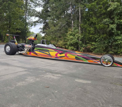 2018 ELITE 245” 4-LINK CARBON TOP DRAGSTER – APD 655 9° DRY SUMP – PDRA PROVEN