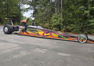 2018 ELITE 245” 4-LINK CARBON TOP DRAGSTER – APD 655 9° DRY SUMP – PDRA PROVEN