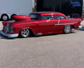 1955 CHEVROLET BEL-AIR RACE ROLLER – JERRY BICKEL BUILT, MMO 3-SPEED, FULL FLOATER